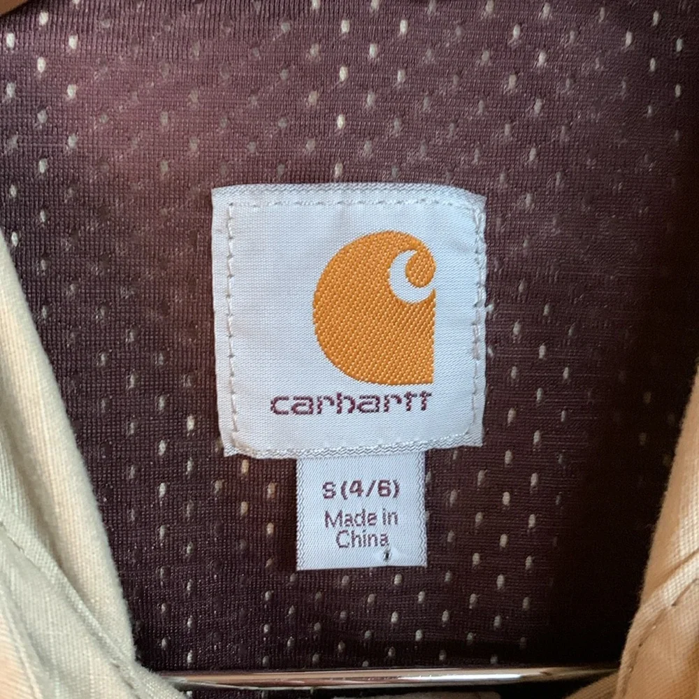 Carhartt El‎ Paso Utility Jacket Full Zip Tan Women's Size Small - Picture 4 of 9